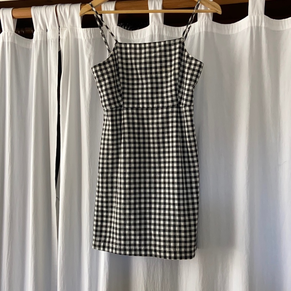 Checkered mini dress from Tillys
